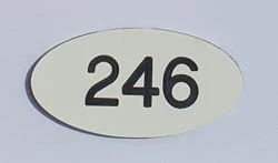 Extreme locker number plate