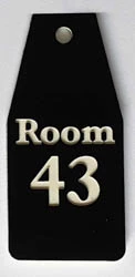 Double Sided Hotel Key Fob Small